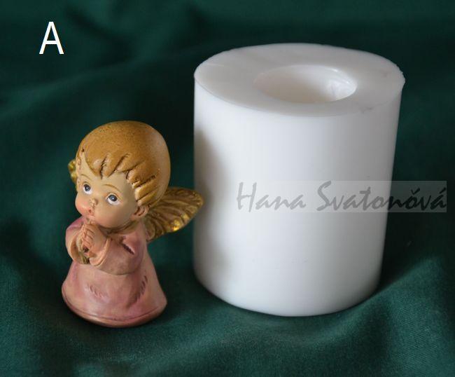 Andělíček buclatý - výška 4,5cm