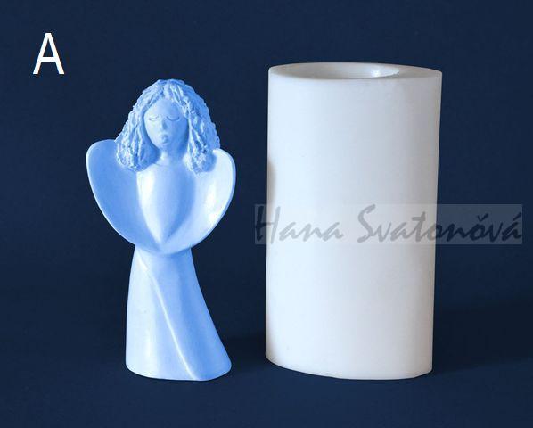 Anděl abstraktní malý - výška 15,5cm