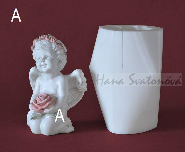 Andělíček klasik sedící - výška 13/10,5cm