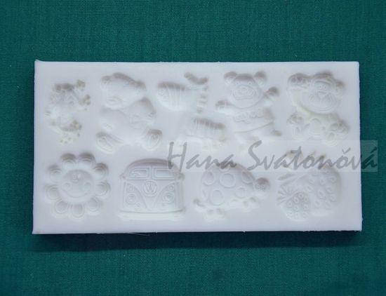 Relief hračky mini, vel. cca2,5cm