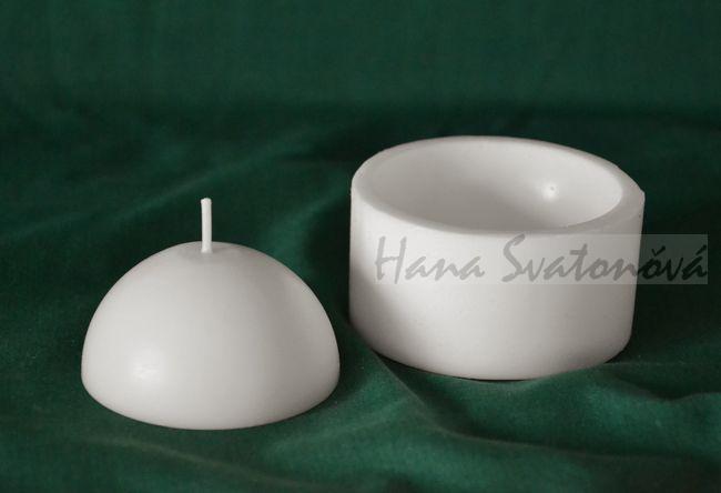 Půlkoule průměr 6,5 a 10cm