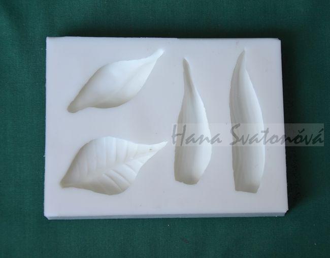 Relief lístky 2, vel. 5,5-7cm