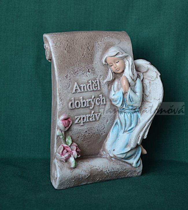 Anděl dobrých zpráv, výška 13,5cm