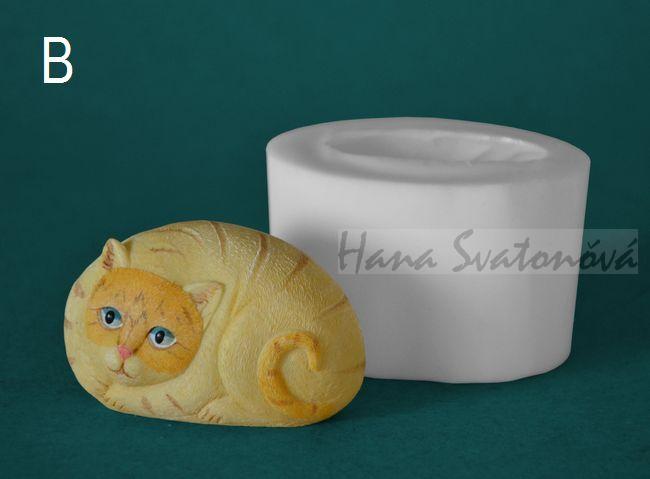 Kočka Lisa - výška 4cm