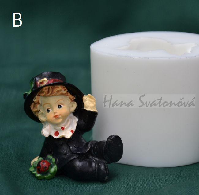 Kominíček pro štěstí - výška 4/4,5cm
