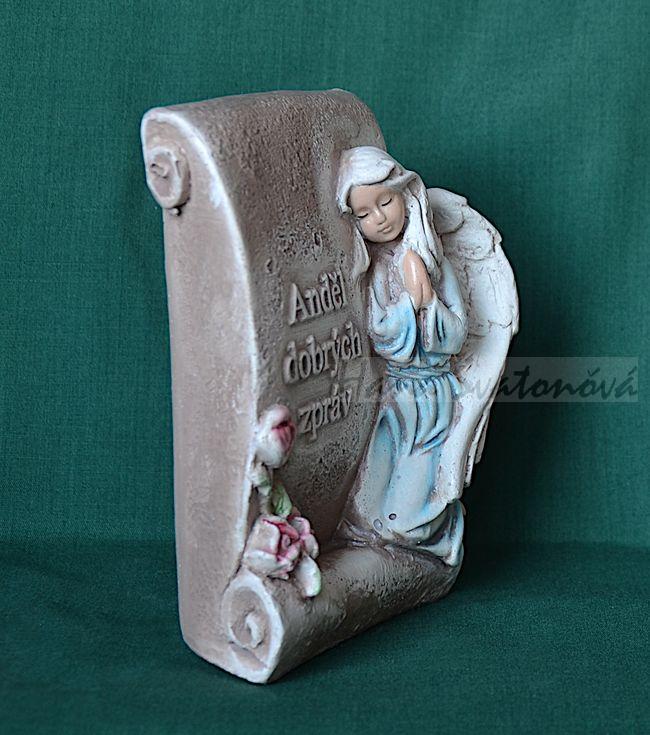 Anděl dobrých zpráv, výška 13,5cm