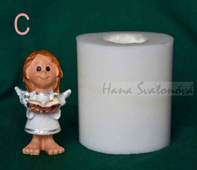 Andílek mini modlící - výška 4,5cm