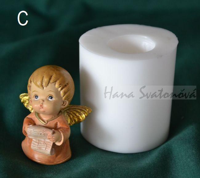 Andělíček buclatý - výška 4,5cm