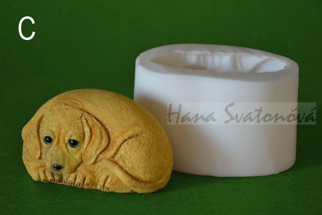 Pes Šerpík - výška 4,5cm