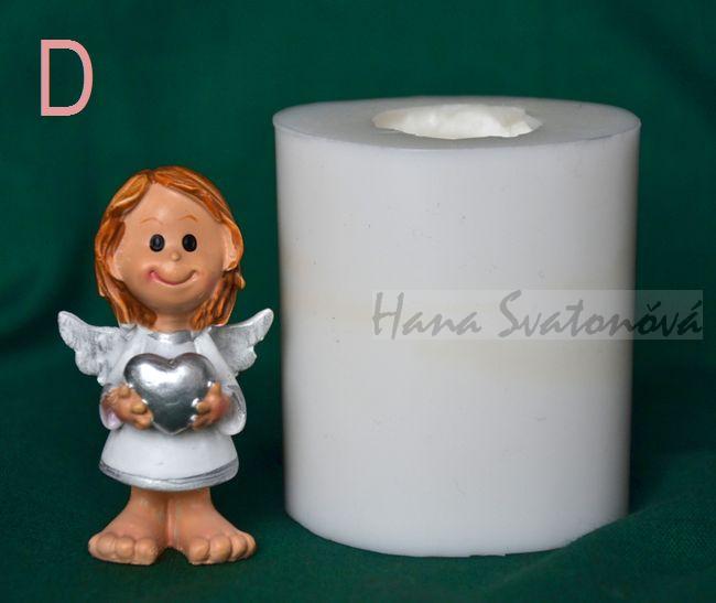 Andílek mini modlící - výška 4,5cm