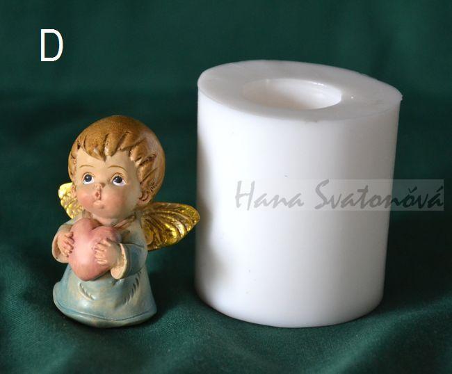Andělíček buclatý - výška 4,5cm