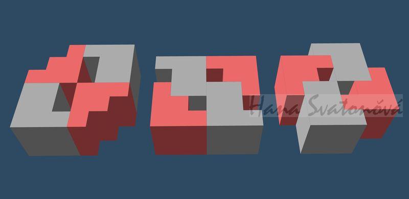 TETRIS 2, výška 5 a 6cm