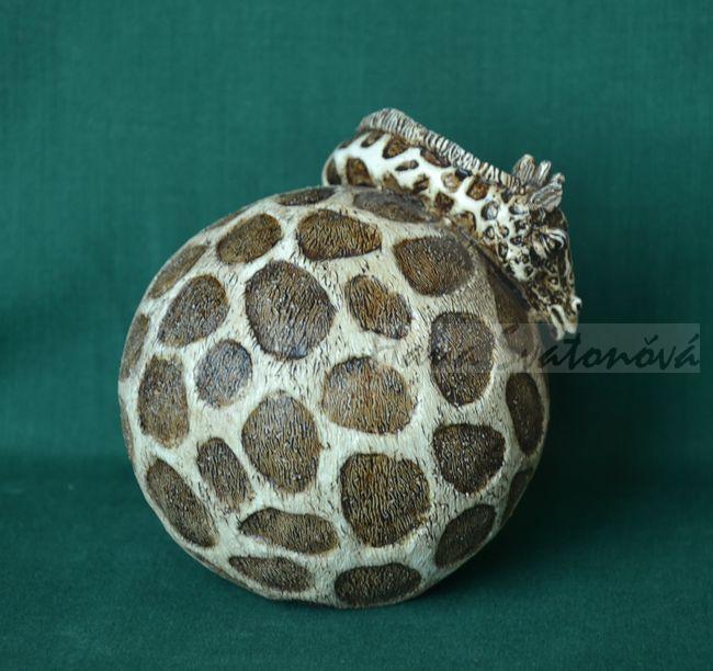 Koule Puma / Žirafa - výška 8,5 a 9,5cm